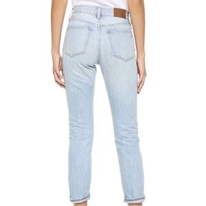 Madewell Perfect Summer Jeans Rigid Non Stretch Denim Light Wash High Rise 12 31